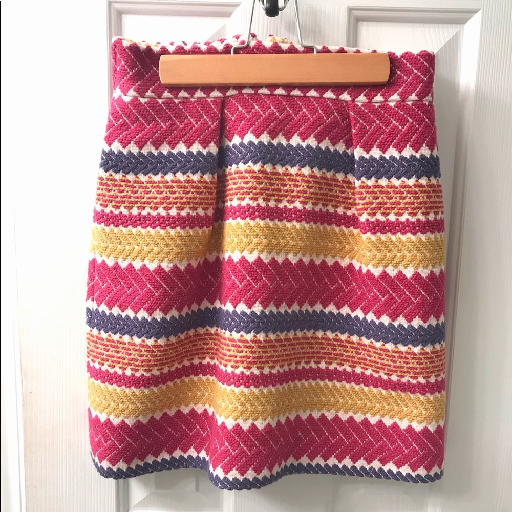 Colorful Anthropologie Skirt with Pockets